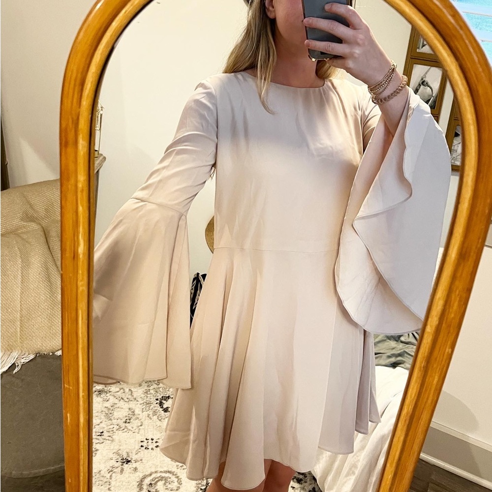 NEW❣️AMANDA UPRICHARD Selma Party Dress M Nude NWT - Picture 6 of 6